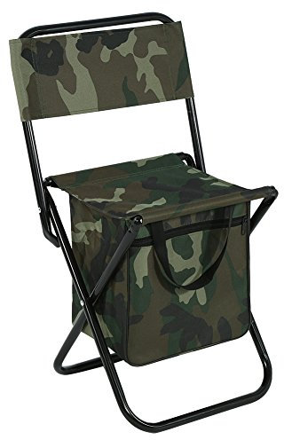 Kryvella Angelstuhl, Faltbarer Klappstuhl, Outdoor-Camping-Angelstuhl, Praktischer Tragesitz Mit Aufbewahrungstasche, Integrierte Aufbewahrungstasche