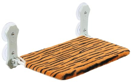 Perchoir De Fenêtre pour Chat sans Fil, Hamac De Fenêtre, Lit pour Chat sans Fil avec Ventouse, Siège Confortable pour Chat, Lit Hamac Pliable pour Chats D'intérieur, 45x30 cm