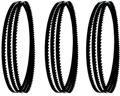 1425 mm Bandsägeblatt 3 4 6 10 14 TPI 1425 x 6,35 x 0,35 mm Carbon-Bandsägeblätter Holzbearbeitungswerkzeuge Zubehör 3St(4 TPI)