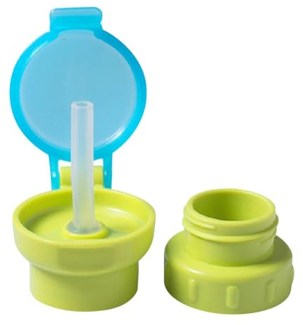 Fukamou Copribottiglie Con Cannuccia,Coperchio Della Bottiglia D'acqua Per Bambini Per Bere - Tappi Per Bottiglie D'acqua A Prova Di Fuoriuscita Di Liquidi Per Bambini Tappi Per Bottiglie Di Acqua Per