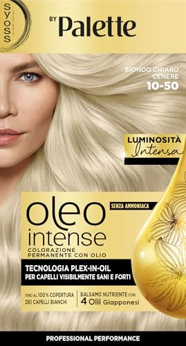 Syoss by Palette Oleo Intense, 10-50 Biondo Chiaro Cenere