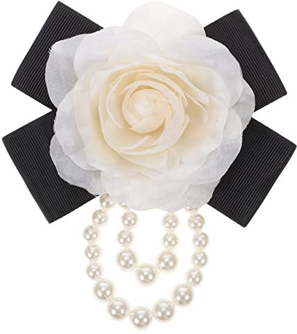 FOMIYES Brosche Mit Perlen Und Schleife Stilvolle Anstecknadel Für Kleidung Anzüge Hüte Hochwertiger Schmuck Für Damen Für Besondere Anlässe Und Geschenke