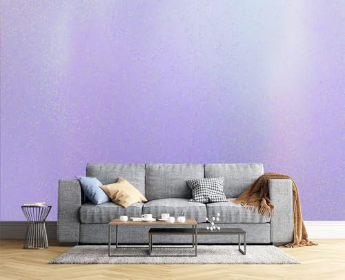 JEDTAKCT Wall Murals Shiny Neon Starry Sky Wallpaper, Dreamy Poster Wall Mural Decorative Wallpapers for Living Room Bedroom Lilac Purple Photo Wallpaper, 59X 41 (Wxh) Art Wallpapers 3D Effect