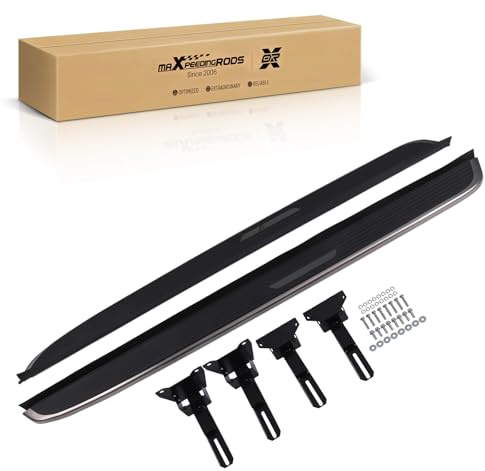 maXpeedingrods 2pcs Side Steps for Jaguar F pace X761 XF MK2 X260 Range Rover Velar L560 2017 Running Boards Aluminum Alloy Foot Rail Sills Anti-silp