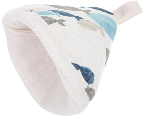 Presina Triangolare in Cotone Bianco, Protezione Anti-scottatura | Coperchio e Manico, Copertura Imbottita, Accessorio Cucina Pratico per Uso Domestico