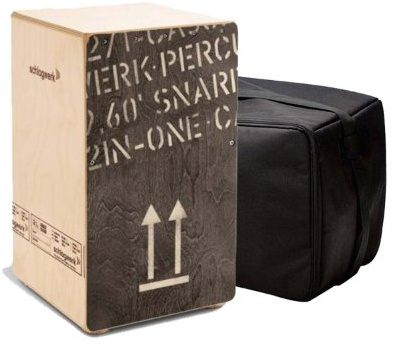 Schlagwerk CP 404 BLK Cajon set inklusive Tasche