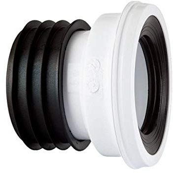 Polypipe Kwickfit 4 110mm Straight WC Toilet Pan Connector White SK40