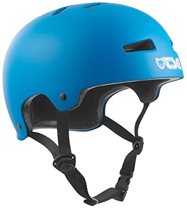 TSG Evolution Skate & Bike Helmet w/Snug Fit & Triple Cert. for Skateboarding, Cycling, MTB, E-Boarding, E-Skating, Longboarding, Park Skating, Urban, Multi Sport (Satin Dark Cyan, S/M 54-56 cm)