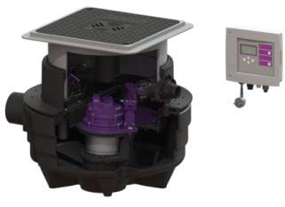 Kessel 28701S - Abwasserstation Aqualift F Compact Mono - Unterflurinstallation