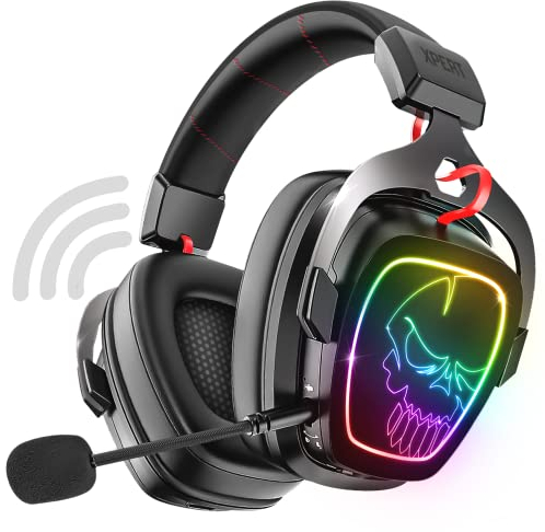 Spirit Of Gamer | Casque Gaming Bluetooth sans Fil RGB | Compatible PS5, PS4, Switch, PC & Mac | Casque Gamer avec Micro Reducteur de Bruit | Technologie Wireless 2.4 GHz | Son Audio Immersif 7.1