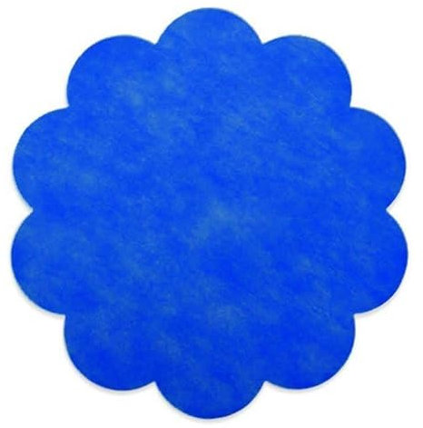 RGB Cerchio sottopiatto blu S100 in TNT da 58 cm, 25GRS.