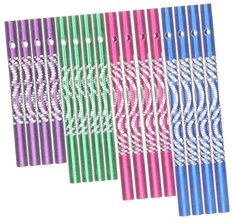 Healeved 16stücke Aluminium Windspielröhren Für Diy Gartenflaggen-herbstdekoration Alu Rohre Für Heimwerkerarbeiten