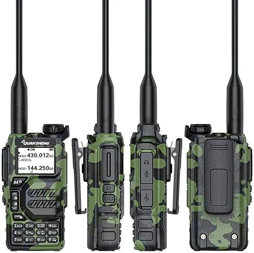 Quansheng Camouflage UV-K5 VHF UHF Dual-Band Ham 5W Portable Two-way Radio Walkie Talki FM NOAA UV-K5