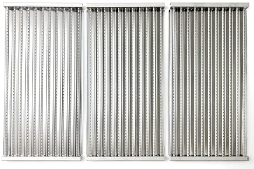 Direct Store Parts DS124 43,2 cm Edelstahl-Emitterplatten TRU-Infrarot-Grillroste für Charbroil Performance Tru-Infrared 3-Brenner Gasgrill 463335014, 463370015, 463371116, 463335115, 3 Stück