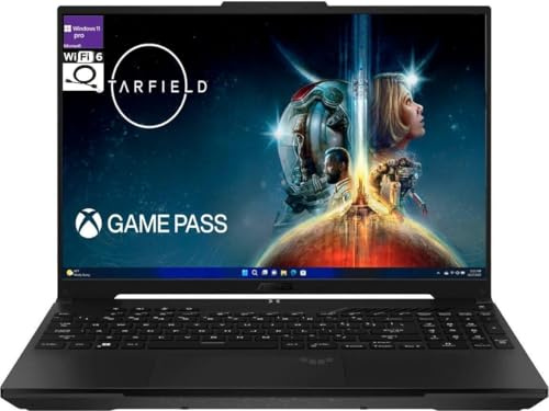 ASUS Ordinateur portable de jeu TUF A16, écran FHD+ de 16, processeur AMD Ryzen 7 7735HS, carte graphique Radeon RX7700S V8G, 64 Go de RAM PCIe SSD, clavier rétroéclairé, Wi-Fi 6, Windows 11 Pro