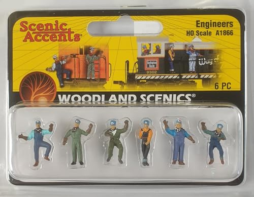 Woodland Scenics A1866 lokguide maskinister figurer för lok spår H0 HO 1:87 tekniker