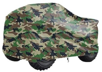 Motorradabdeckungen Motorradabdeckung Universal Quad ATV Abdeckung UTV Scooter Fahrzeug Regenmantel Wasserdicht Staubdicht Anti-UV-Schutz Für Polaris Ranger RZR Wasserdichte Abdeckung(Camouflage,L-200