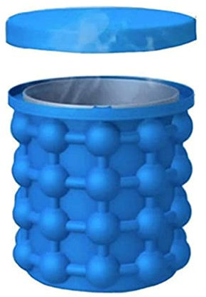 CHWWOOA Boutique Shop UK Silicone Ice Cube Maker Ice Bucket Mold with Lid Cube Wine Ice Cooler Beer Cabinet Kitchen Tools Drinking Freeze wine bucket