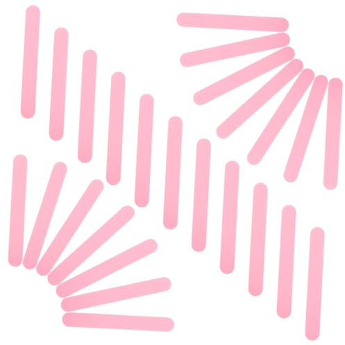 HONITANO Depresores Linguales De Plástico 25 Unidades Color Rosa Multiusos Para Uso Dental Mezcla y Cuidado Bucal Profesional Ergonómicos Clínicas y Manualidades