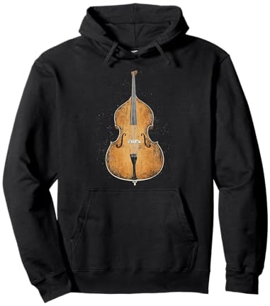 Instrument de Musique pour contrebasse, Illustration Graphique, contrebasse Sweat à Capuche