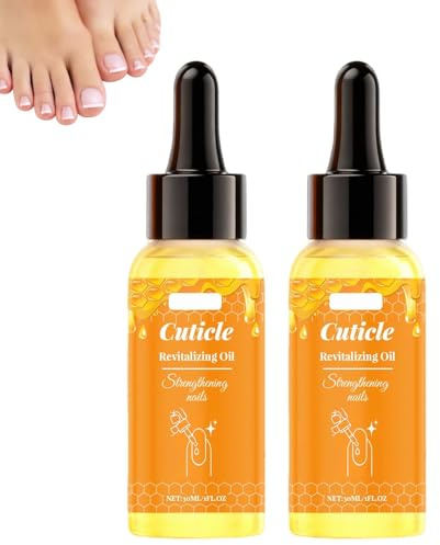 Huile pour cuticules, soin quotidien des ongles et cuticules sèches, fortifiant pour ongles abîmés et fragiles, manucure, traitement favorisant la croissance des ongles, amélioration visible. (2PCS)