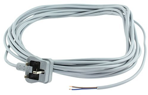 Spares2go Mains Cable/Power Lead & Plug for Vax, Zanussi & Panasonic Vacuum Cleaners (10 Metres)