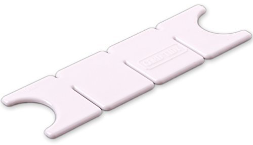 20x White Curtain Cord Tidies | Keeps Curtain Tape Cords Neat and in Place