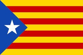 Gran Bandera Independentista de Cataluña - Medidas 150 x 230 cm. - 100% Polyester