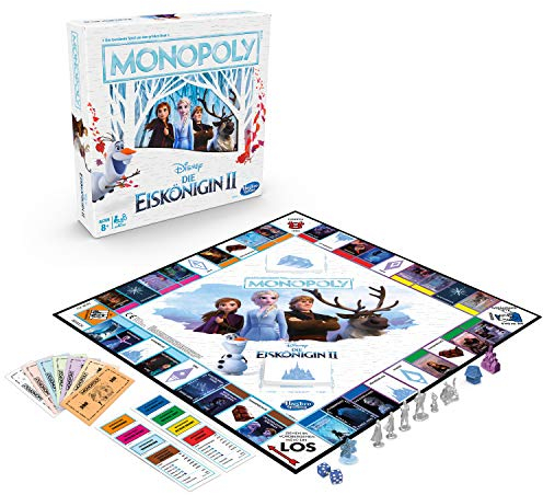 Monopoly Hasbro 61106642 Disney Die Eiskönigin 2, Brettspiel für Kinder ab 8 Jahren