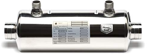 well2wellness® Dapra Wärmetauscher HWT 42 kW in Edelstahl