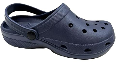 Mens Clog Comfy Beach Pool Summer Holiday Shower Garden Walking Sandals Shoes Navy