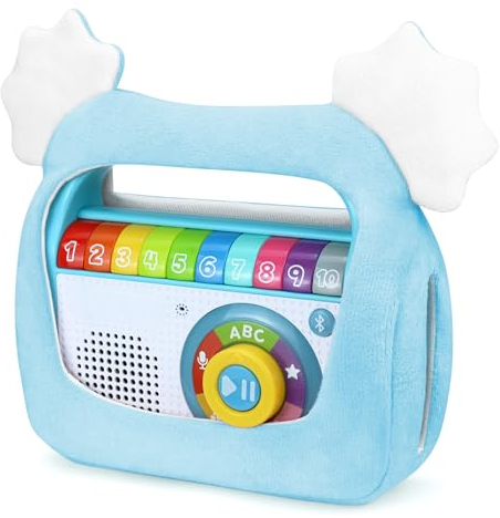 Concha Compatible con VTech Reproductor Musical Graba Canta y Baila, Manga Compatible con VTech Radio Infantil con Bluetooth, Tapa Compatible con VTech Grabadora, Azul