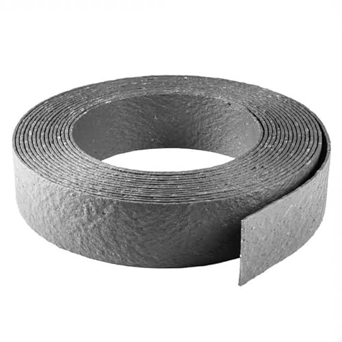 Wovar Bordure Plastique Recyclé Gris 14 cm - Rouleau 20 mètres