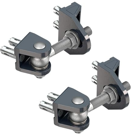Torband Locinox zum Anschrauben BOLTONHD-4D bis 200kg Torflügel (1Paar) 180° Öffnung Flügelbreite bis 2.000mm (RAL7016 - Anthrazitgrau)