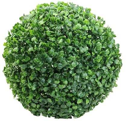 fxwtich Artificial Plant Topiary Ball Faux Boxwood Decorative Balls Vivid Verdant Plastic Tear Resistant Faux Plant Ball Garden Decoration 40cm