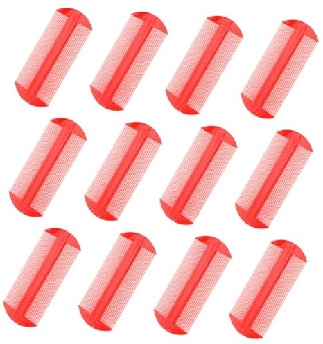 Peine de Doble Cara de Dientes Finos 12 Unidades de Plástico Antistático | Detección de Liendres, Uso en Seco y Húmedo, Apto para Niños y Adultos, Formato Múltiple Color Aleatorio