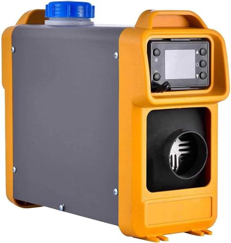 AEJBD Chauffage à air Diesel Tout-en-Un 24 V 8 KW, avec écran LCD + télécommande, Chauffage de stationnement à air Combustible, pour Camion, remorque, Bateau, Camping-Car, Caravane, Camping-Car