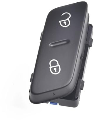 KMLONG Auto-Zentralverriegelungs-Sicherheitsschalter, Türverriegelungsknopf, passend for VW, passend for Jetta, Golf 5 MK5 Passat CC Tiguan 1K0962125B Heckklappenschlosssystem ﻿