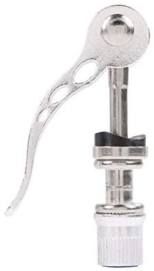 Schnellspanner Sattelklemme,Fahrrad Sattelkloben 2 Stück Außenlegierung-Fahrrad-Schnellspanner Fahrrad-Sattelstütze Sattelklemme Bratspieß Bolt Mountainbike Sattelrohrschelle Werkzeuge(White)