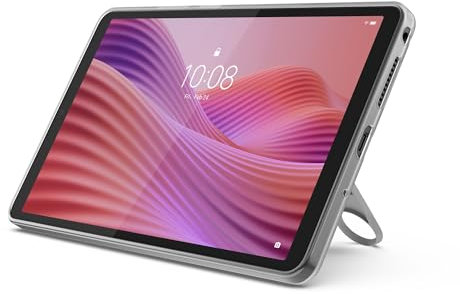 Lenovo Tab One Tablet - Display 8.7 HD (1340x800), RAM 4GB, Memoria 64GB, WiFi 5, Processore MediaTek Helio G85, Tablet Android 14, Clear Case incluso - Luna Grey