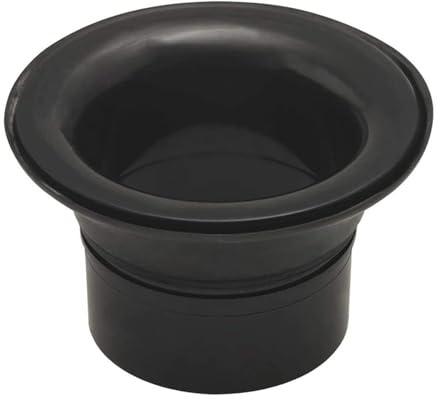 Potenciador de bombo ajustable de goma ABS con adhesivo de protección, protector de agujero de cabeza de tambor para mejorar el sonido y la durabilidad (negro)