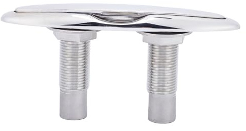 Generic Rostfritt Stål Flush Mount 6 Infällbar Båtklocka med Hög Hållbarhet för Yacht Marine