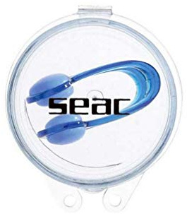 SEAC Unisex's Nose Clip For Swimming and Freediving In the Pool Or At Sea, Blue, Standard