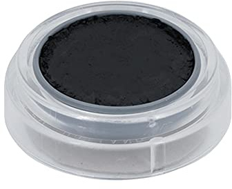 Grimas Water-Make-Up, 2.5ml Wasserschminke, Farbe schwarz 101, professionelle Körperfarbe, schnelltrockend und sehr hautschonend, ideal fürs Kinderschminken, Karneval und Halloween, auf Wasserbasis