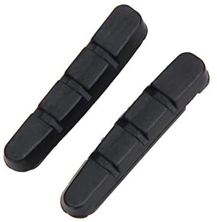 Bike Brake Pads, 2X Universal Bicycle Brake Blocks, Road Bike Brake Pads Shoes for Alloy Rims Dura Ace Ultegra 105 Cartridge