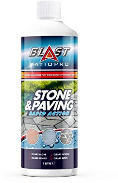 Blast Patio Pro FAM0834 - Stone & Paving Path Patio Cleaner | Mould, Moss and Algae Remover - 1 Litre
