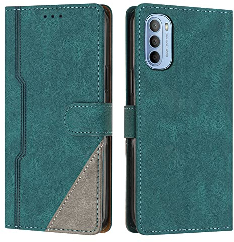 Radoo Funda para Motorola Moto G62 5G, Funda Cartera de Cuero Multifunción, Cierre Magnético, Flip PU Cuero Carcasa Magnético Caso Cartera Móvil Case para Motorola Moto G62 5G (Verde)