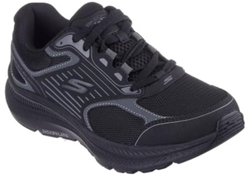 Skechers herr Go Run Consistent 2.0 sneakers, Svart/Svart, 44 EU