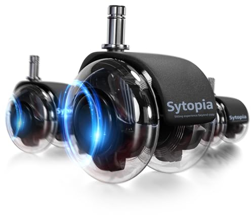 Glatte und leise 12,7 cm Lenkrollen, Upgrade für alle Hartholz-Teppichböden