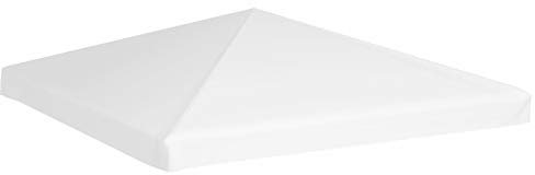 ZEYUAN Copertura Superiore per Gazebo 270 g/m² 3x3 m Bianca,Copertura Superiore per Gazebo,Telo Gazebo Impermeabile,Copertura Gazebo Campeggio